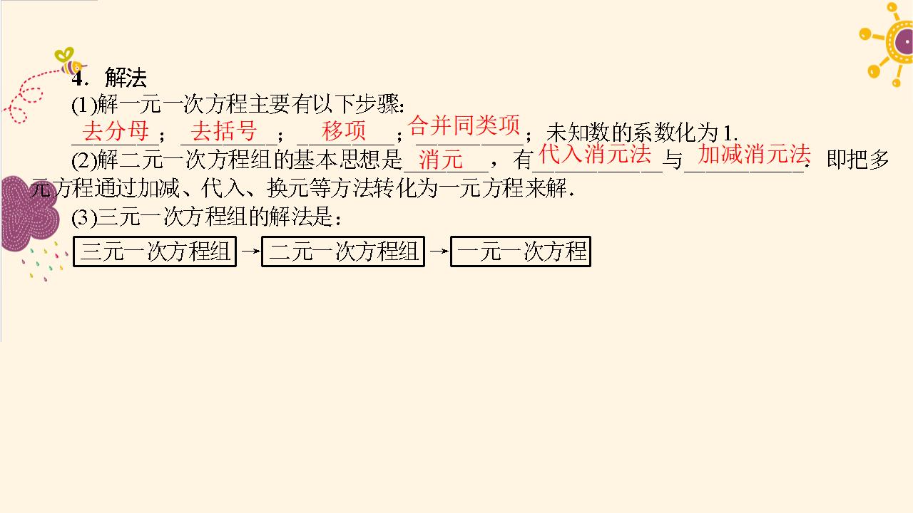 中考数学（河南地区）-一轮复习资料第6讲-一次方程（组）及其应用ppt课件_第7页