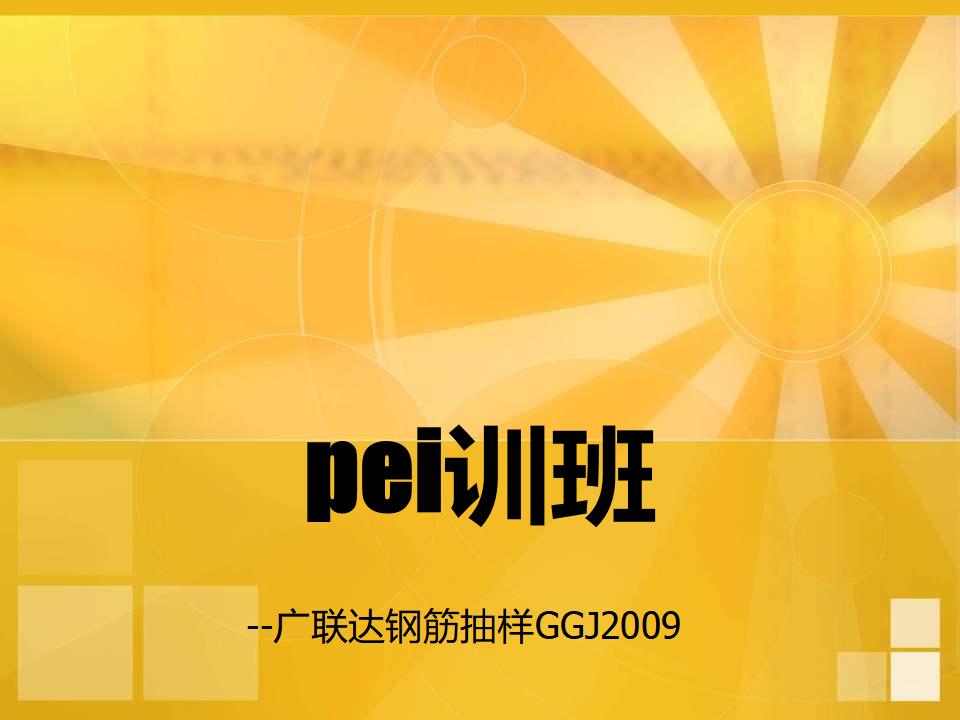 广联达钢筋抽样GGJ2009教学讲义