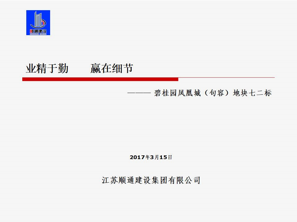 碧桂园凤凰城（句容）地块房屋装修细部处理讲义（PPT）