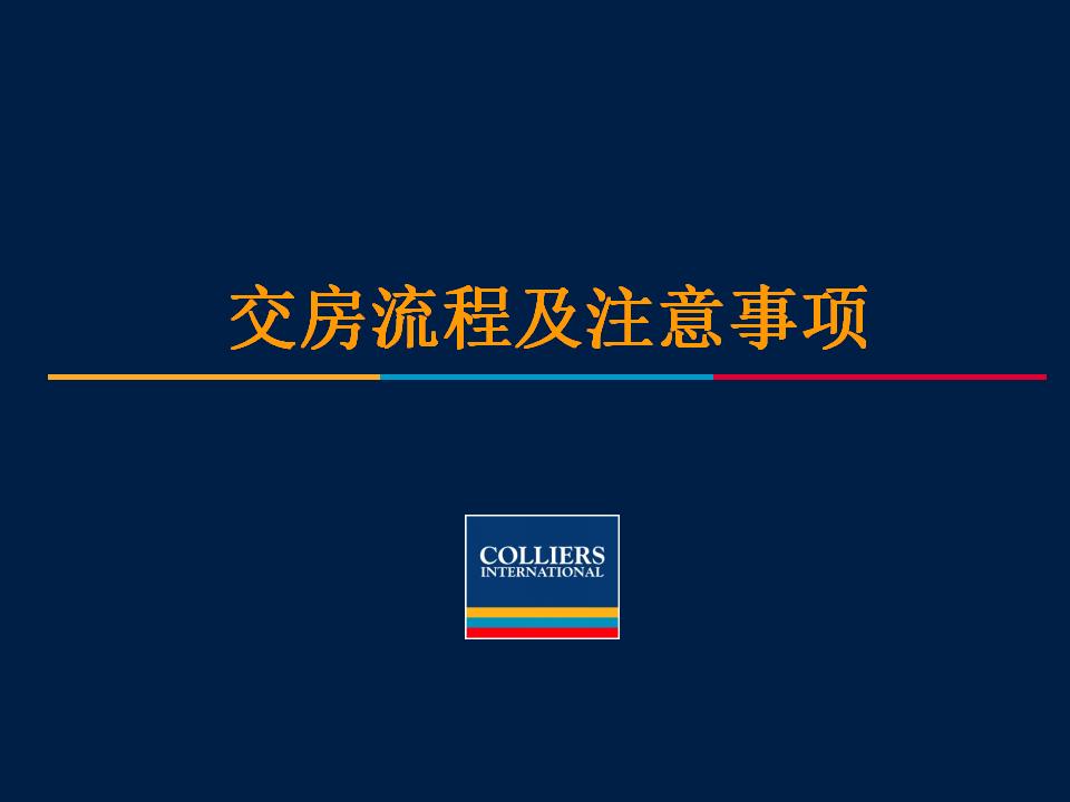 房屋交房流程及注意事项（PPT）