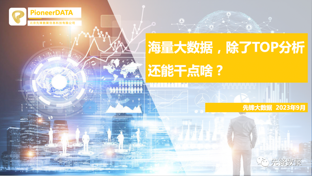 先锋大数据：海量大数据，除了TOP分析还能干点啥？