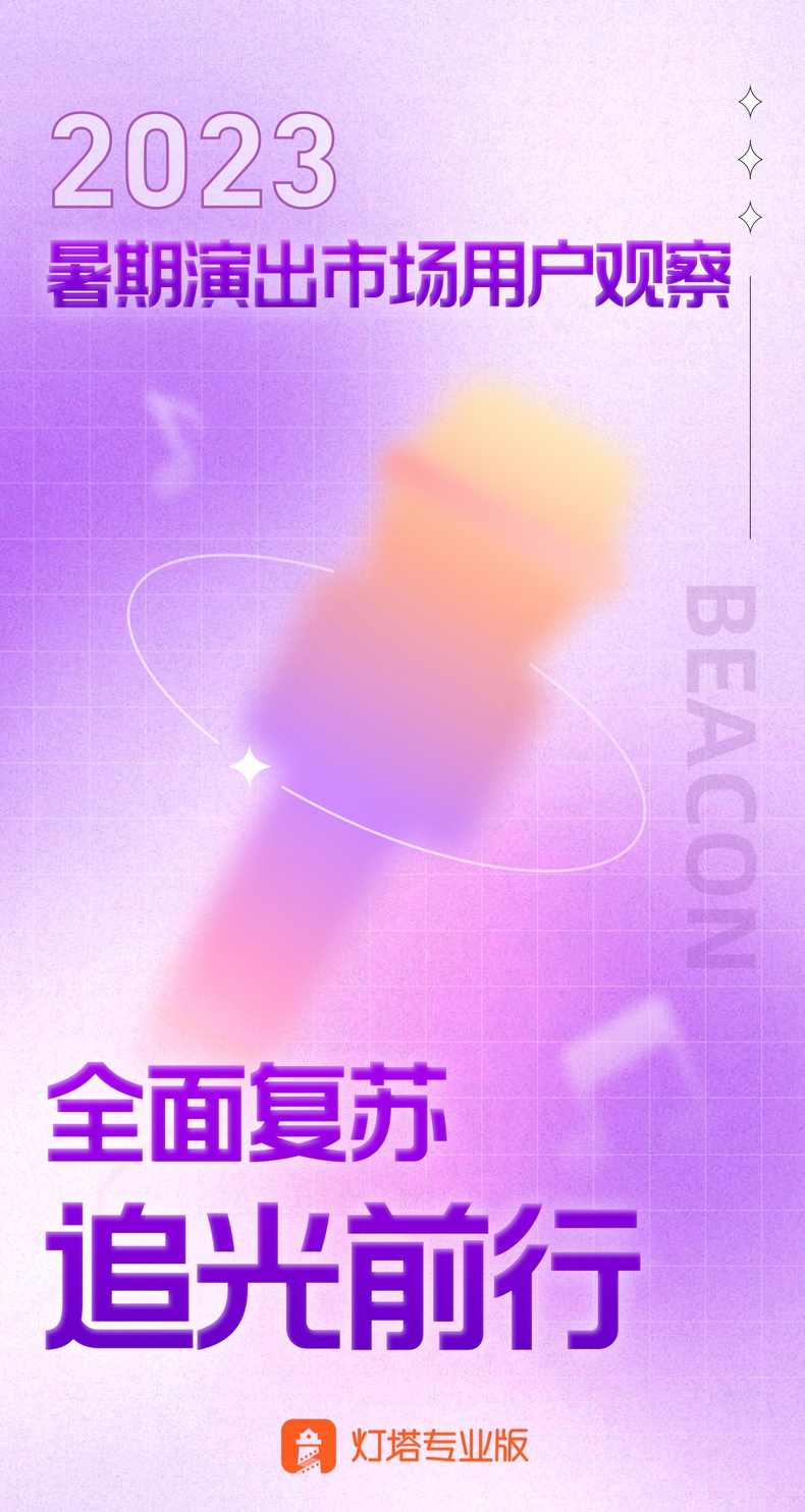 灯塔电影实验室：2023暑期演出市场用户观察报告