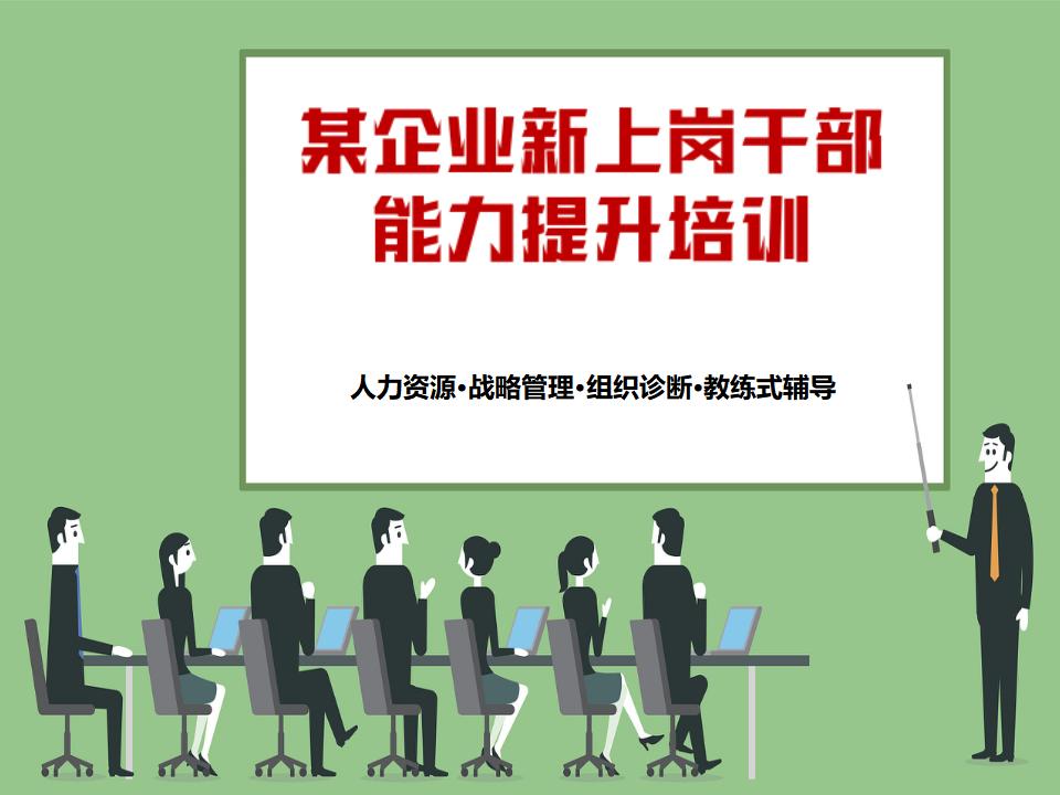 某企业新上岗干部能力提升培训