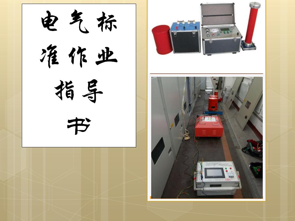 电气试验标准化作业指导书