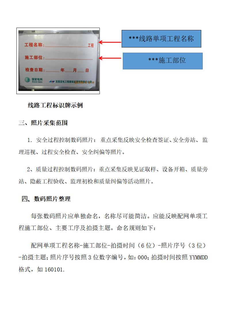 监理资料数码照片采集规范管理