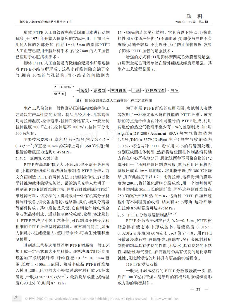徐下忠：聚四氟乙烯主要成型制品及其生产工艺_第6页