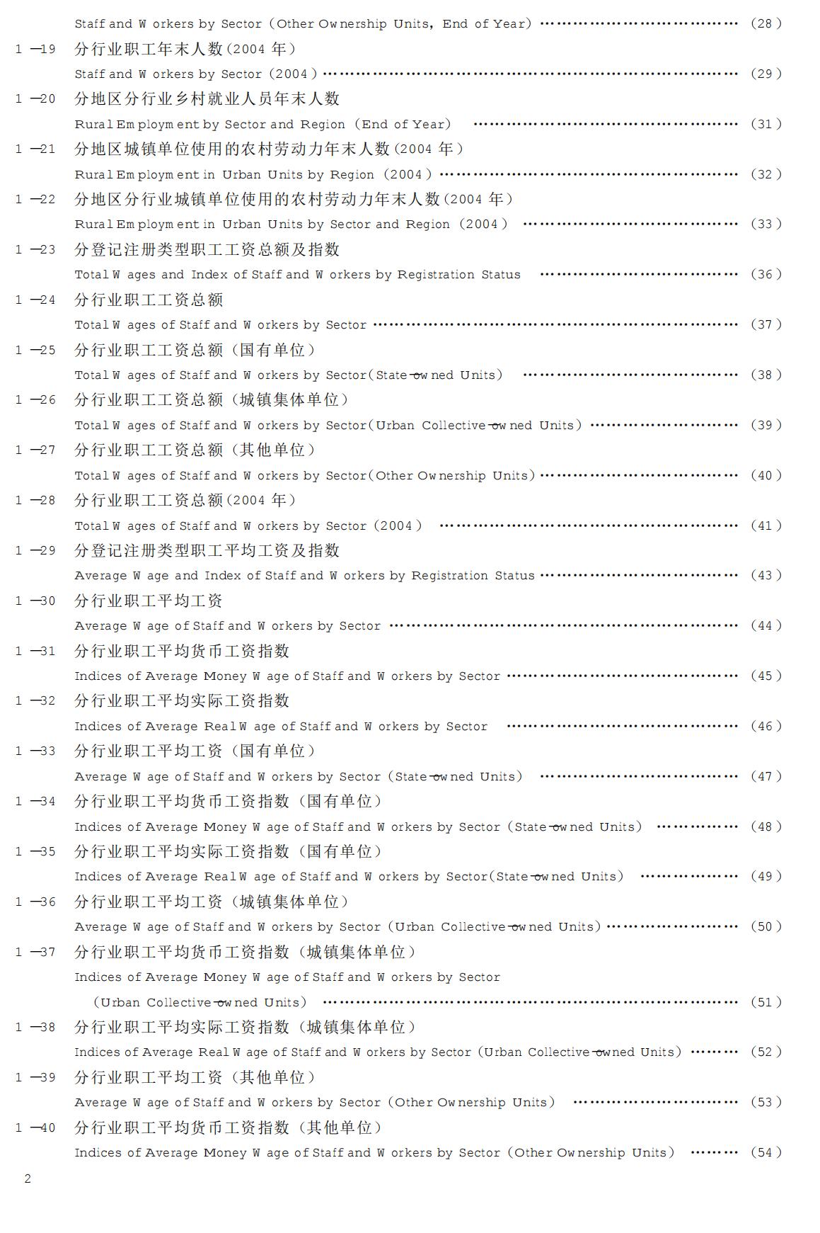 中国劳动统计年鉴2005_第7页