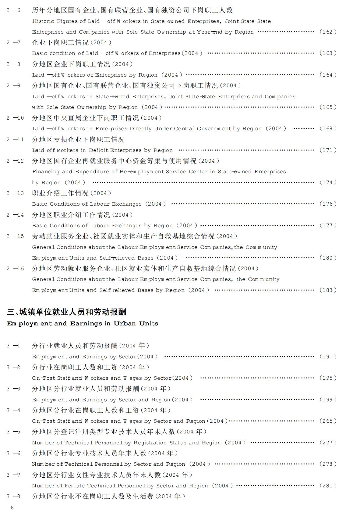 中国劳动统计年鉴2005_第10页