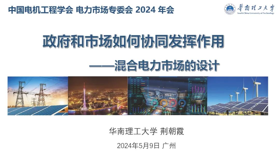 华南理工大学（荆朝霞）：2024政府和市场如何协同发挥作用——混合电力市场的设计报告