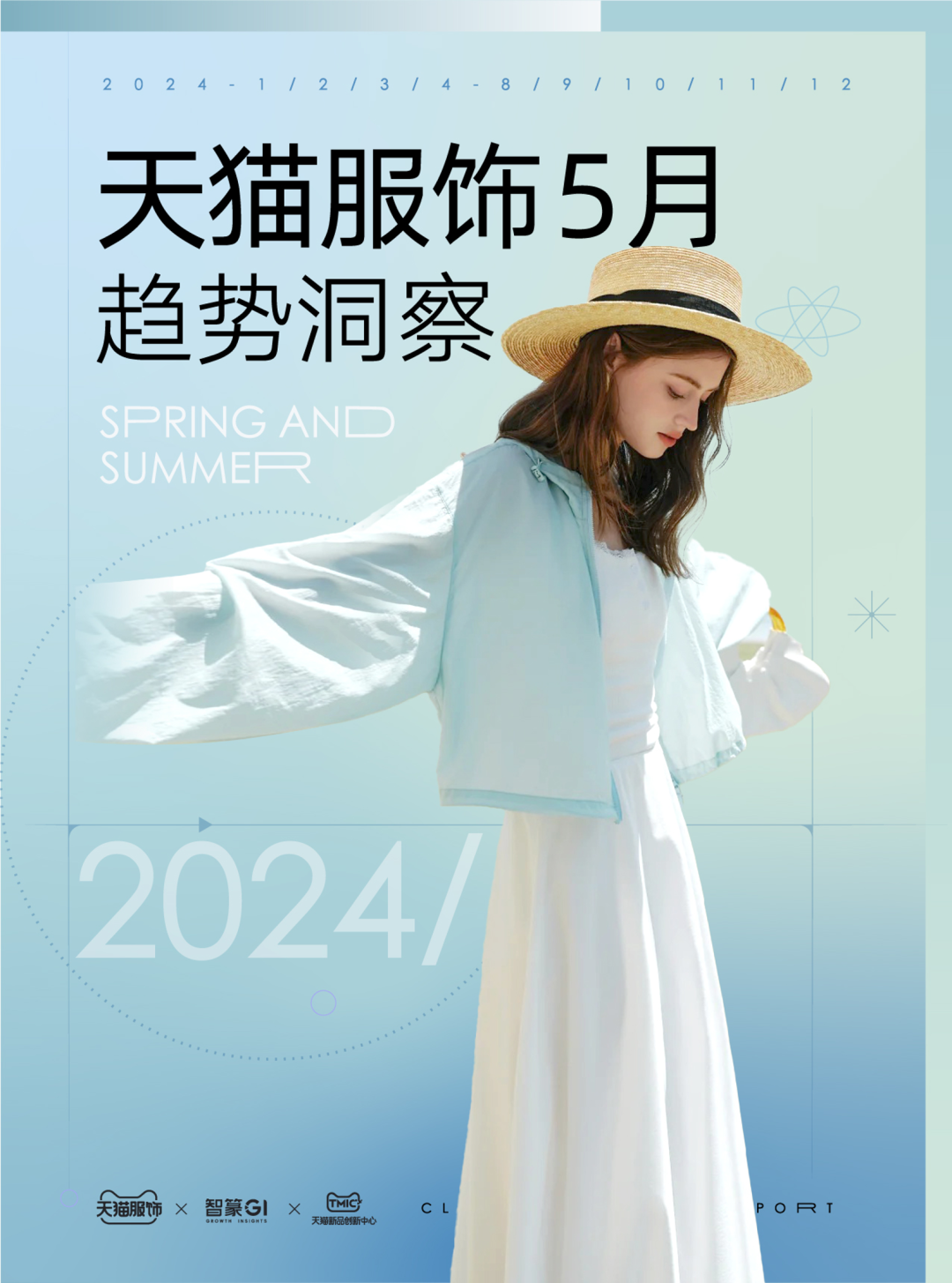 天猫服饰：2024天猫服饰5月趋势洞察报告海报