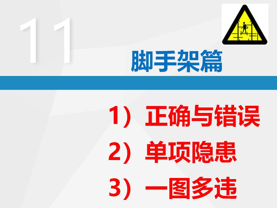 施工脚手架专项安全隐患总结51P