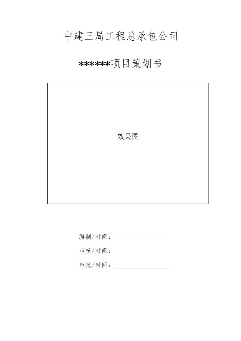 中建机场类EPC项目策划书示例文本（67页）