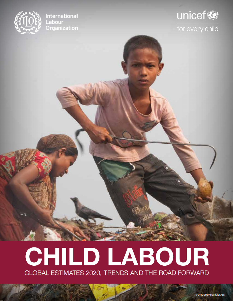 国际劳工组织（ILO）：2020年全球童工估计数、趋势和前进道路报告（英文版）