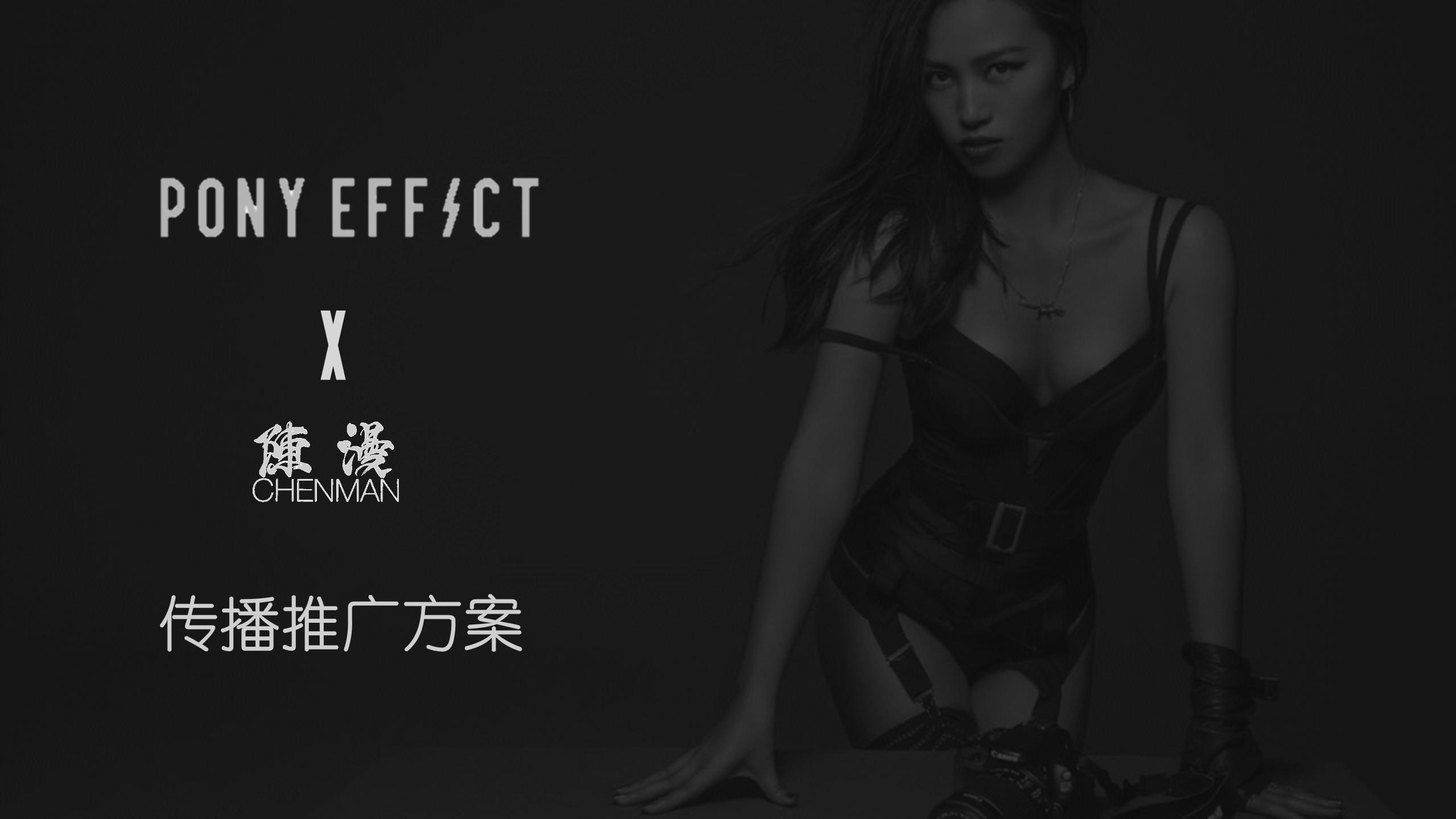 Pony Effect 陈漫传播推广方案