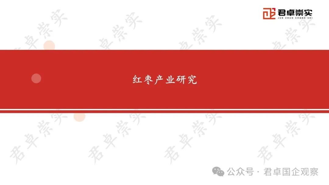 君卓崇实：2024年中国红枣产业研究报告