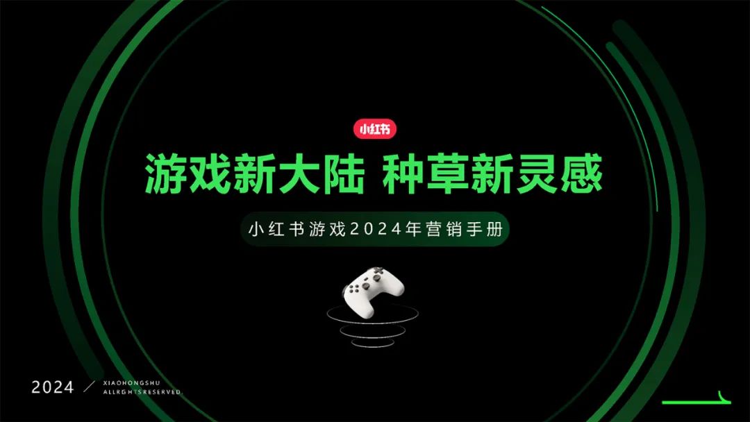 小红书：2024年<em>游戏</em>行业营销手册-<em>游戏</em>新大陆 种草新灵感