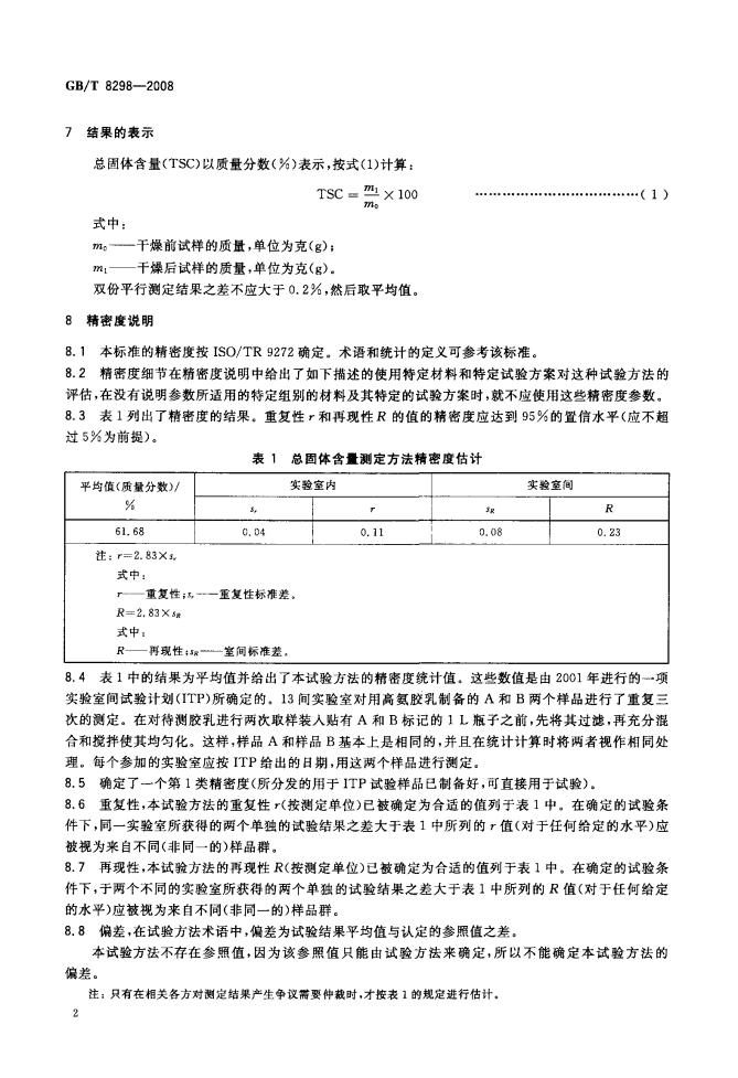 GB/T 8298-2008 标准预览