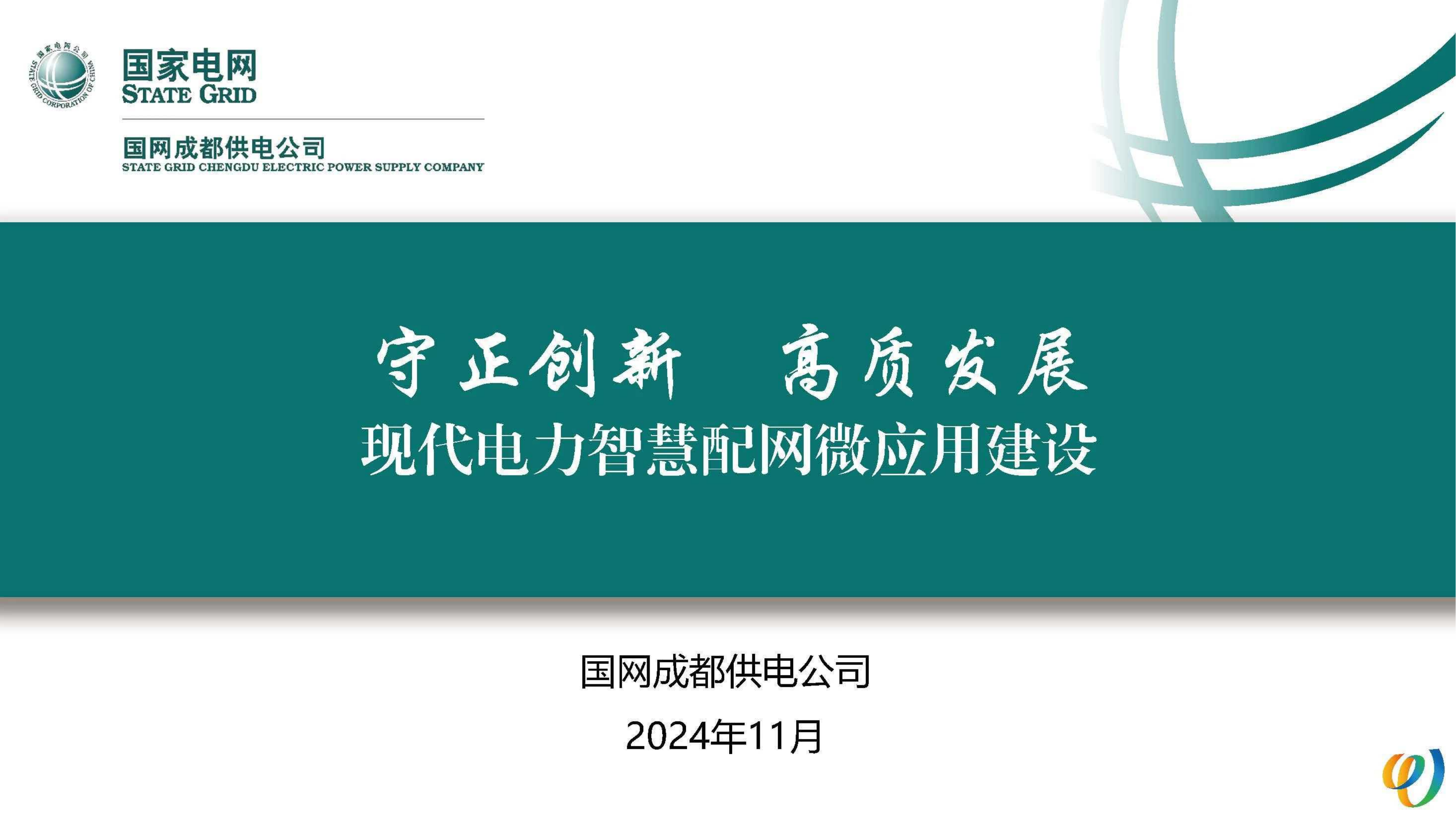 国家电网：2024年现代电力智慧配网微应用功能建设情况报告