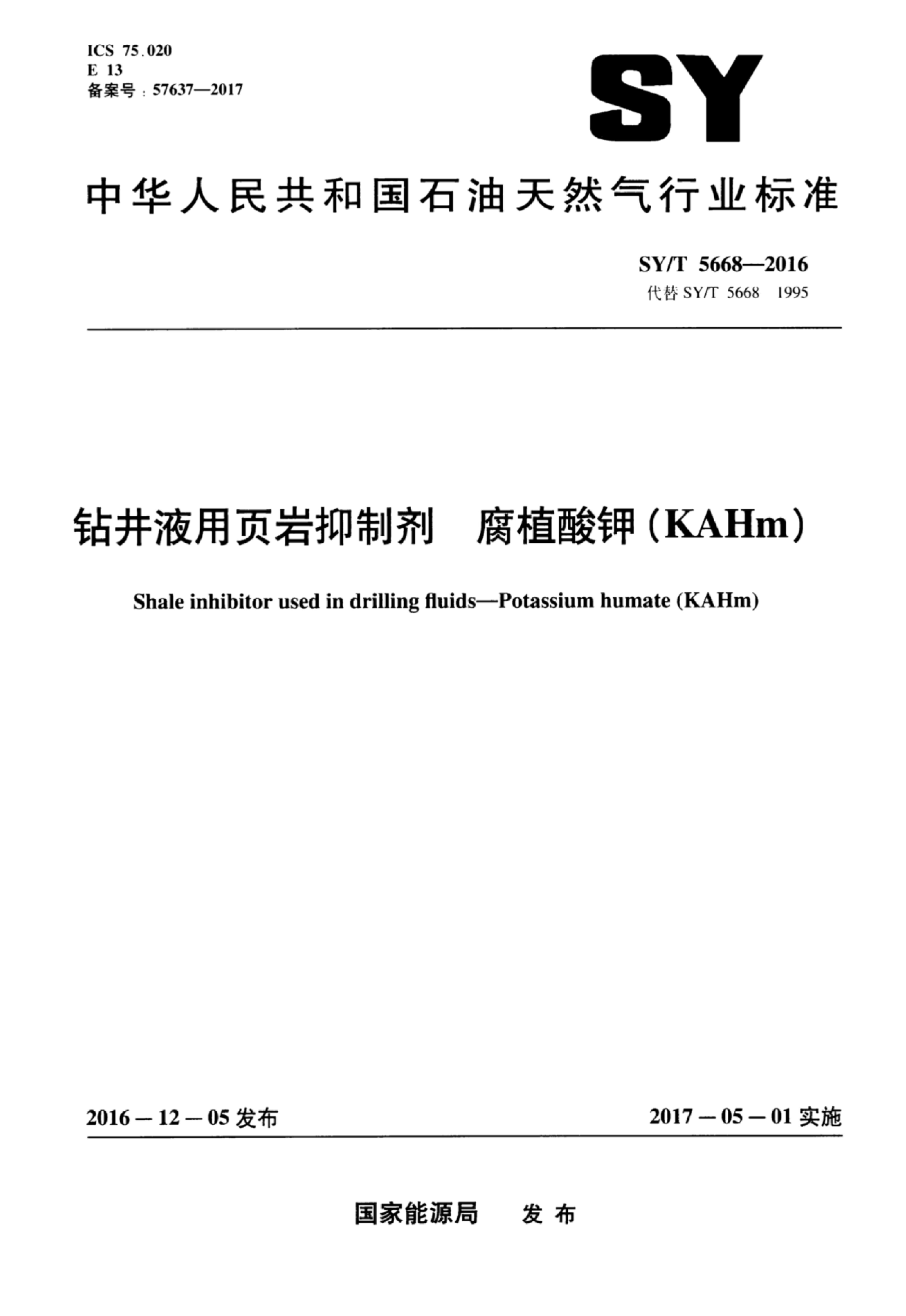 SY/T 5668-2016 标准预览