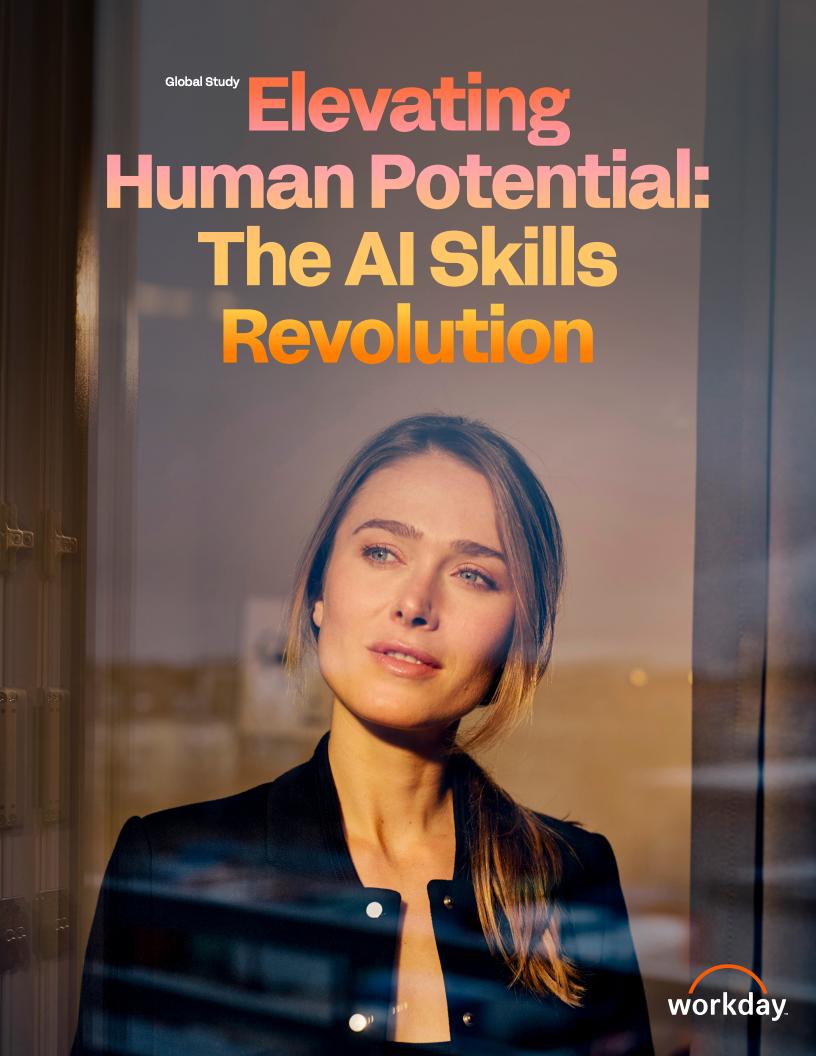 Workday：2025年发挥人类潜能：人工智能技能革命报告（英文版）