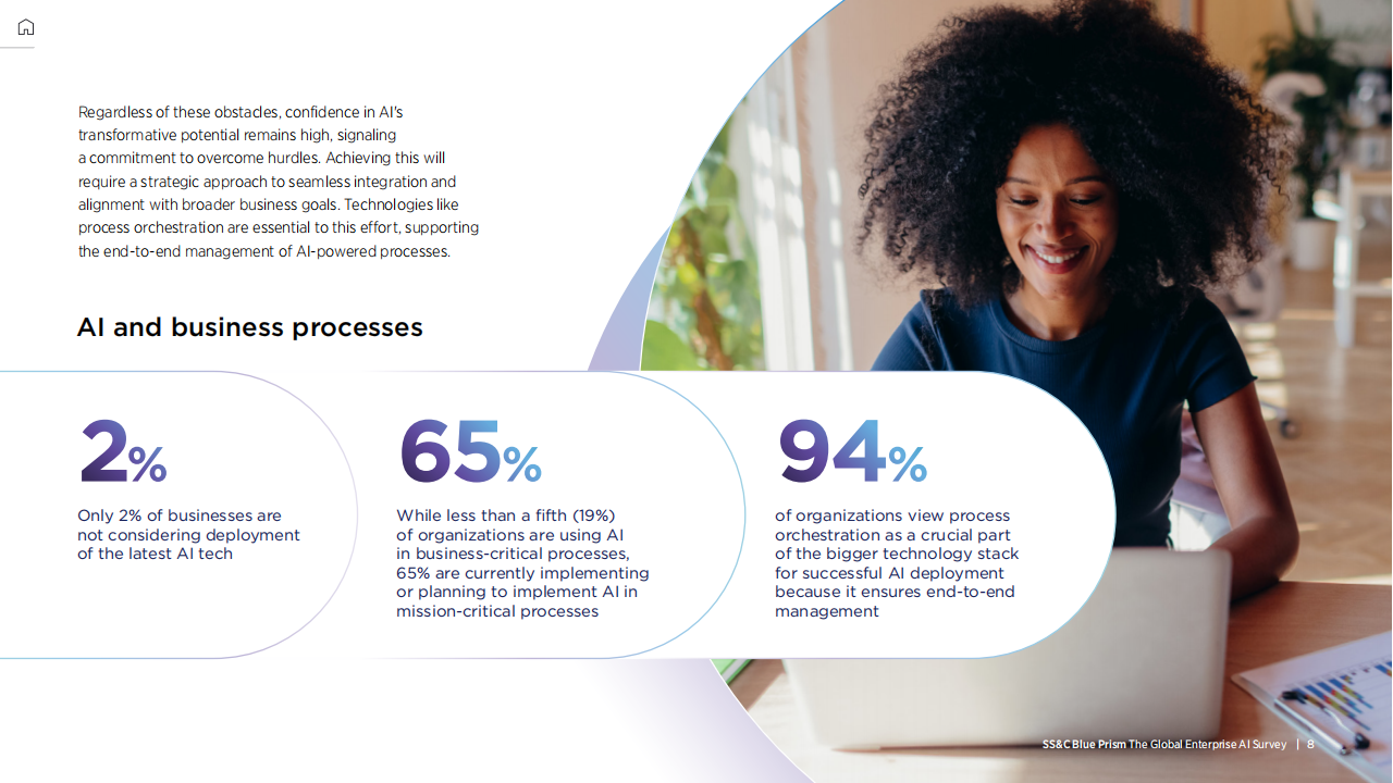 SS&ampC Blue Prism：2025年全球企业人工智能调查报告：代理型AI（Agentic AI）的演进（英文版）_第8页