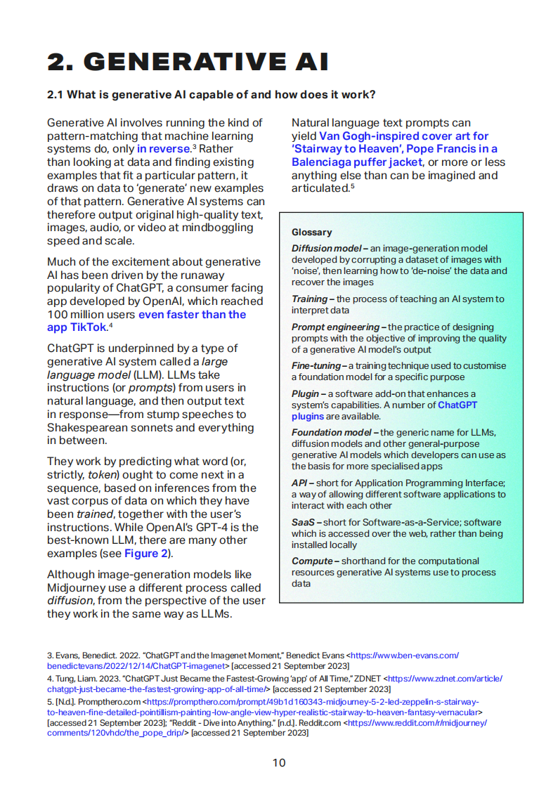 剑桥大学AI：2023年生成式人工智能政策简报（英文版）_第10页