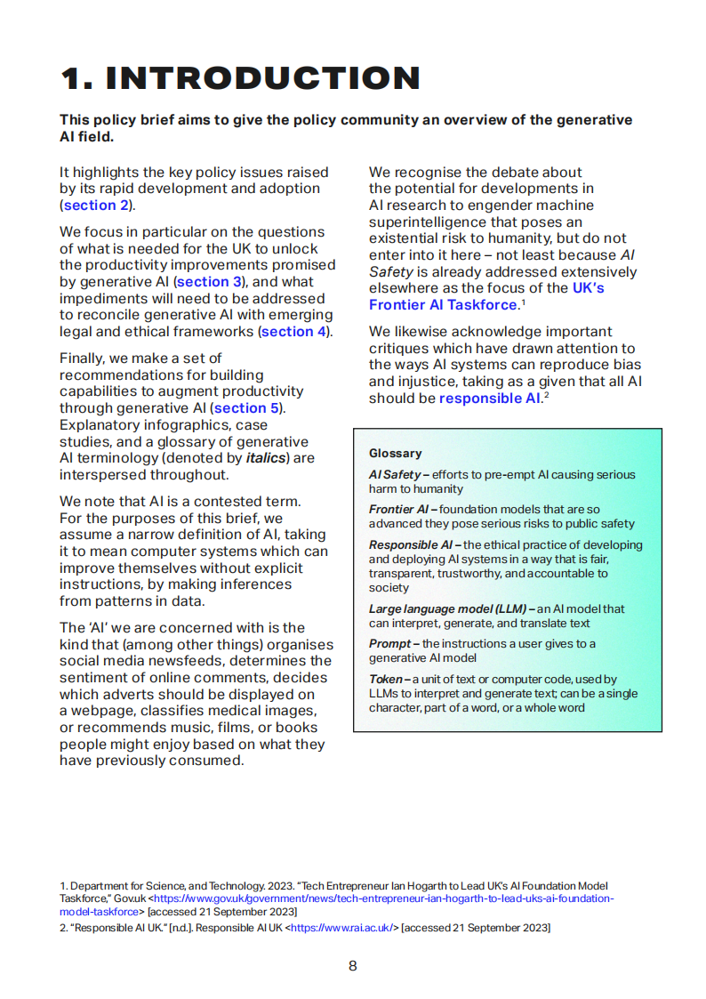 剑桥大学AI：2023年生成式人工智能政策简报（英文版）_第8页