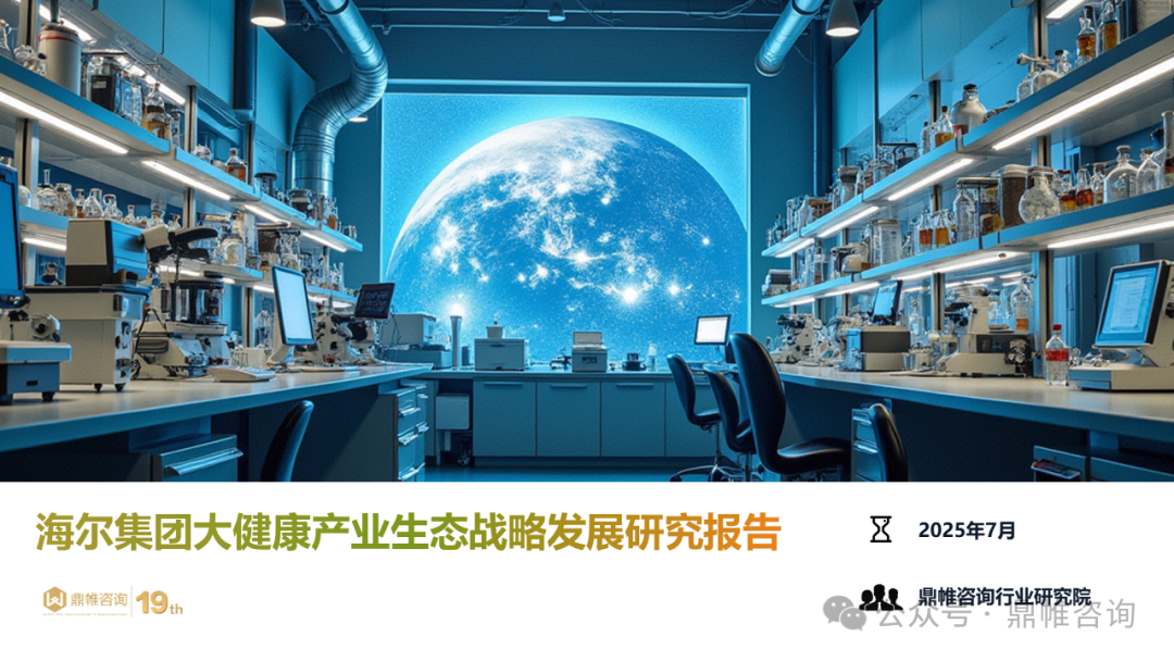 鼎帷咨询：2025年海尔集团大健康产业生态战略发展研究报告海报
