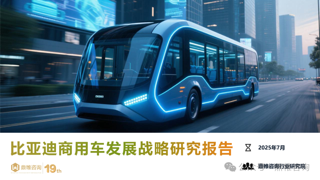 鼎帷咨询：2025年比亚迪商用车发展战略研究报告海报