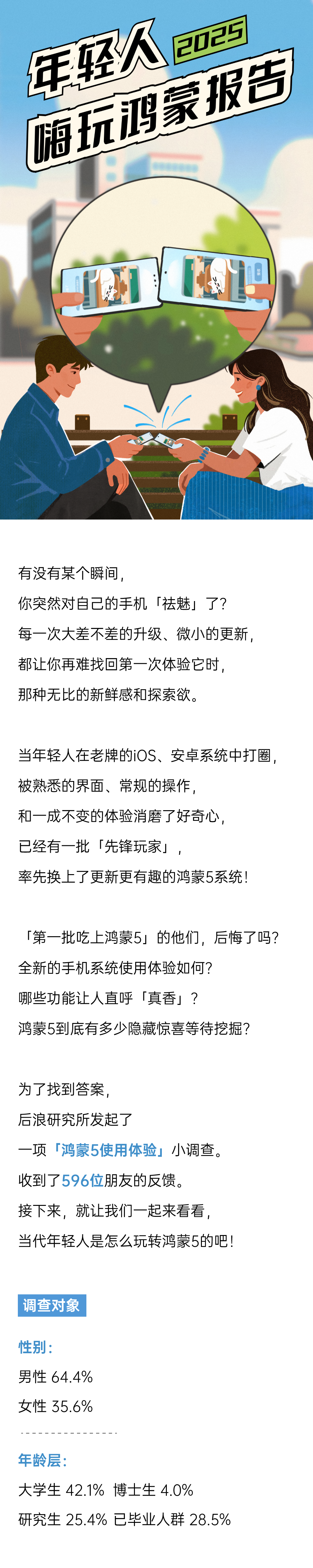 后浪研究所：2025年轻人嗨玩鸿蒙报告海报