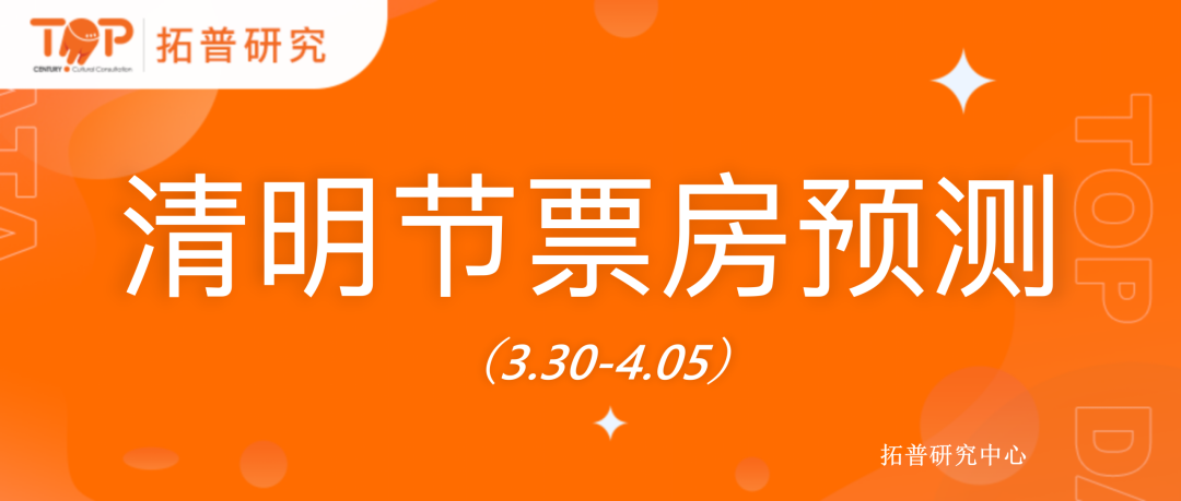 拓普数据：清明节票房预测：好莱坞动画VS女性电影海报