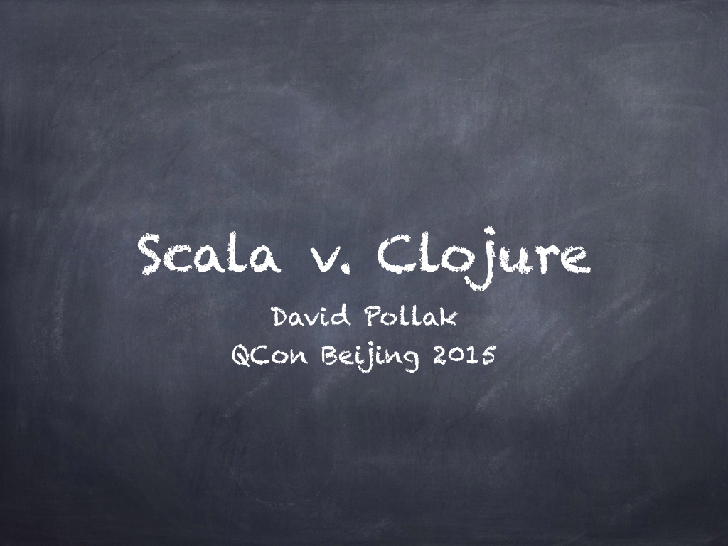 Brick Alloy 联合创始人 David Pollak：Scala vs. Clojure
