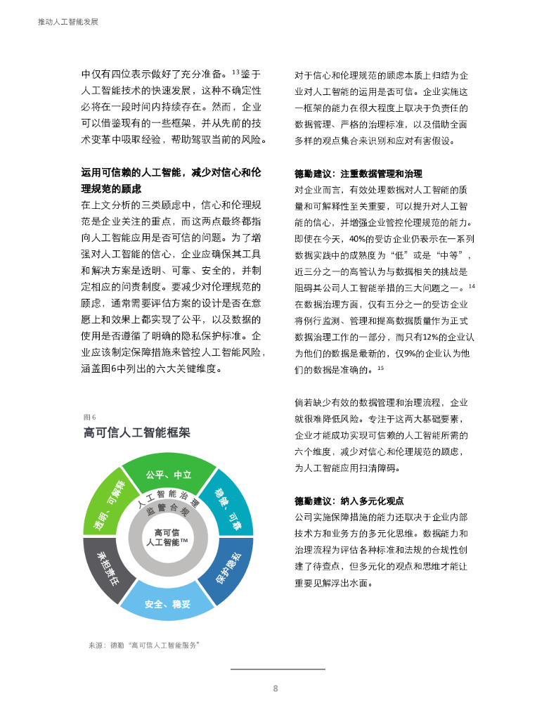 德勤：推动人工智能发展——驾驭风险，攻克难关_第8页