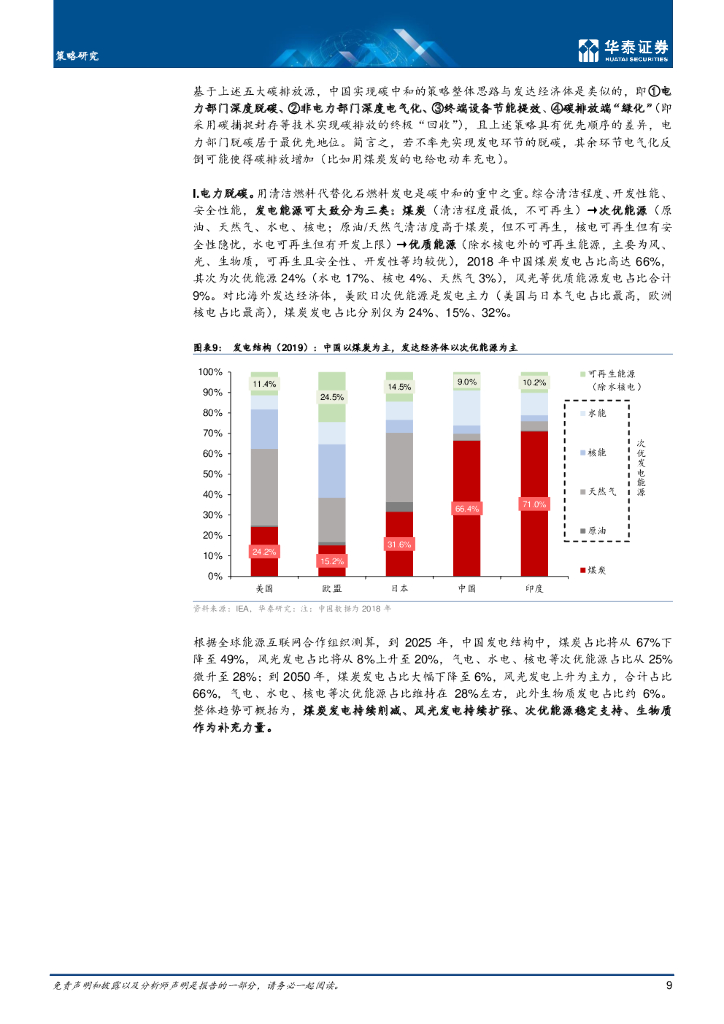 华泰证券：“碳中和”下行业投资机会全景图_第9页