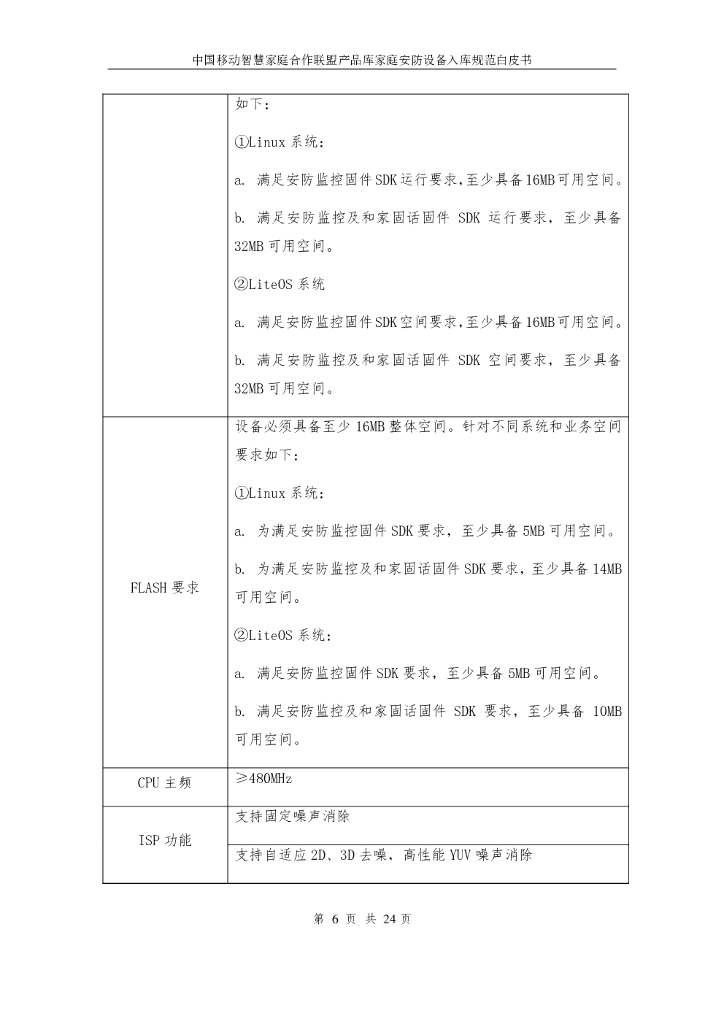 中国移动研究院：智慧家庭合作联盟产品库-家庭安防设备入库规范白皮书2.0_第8页