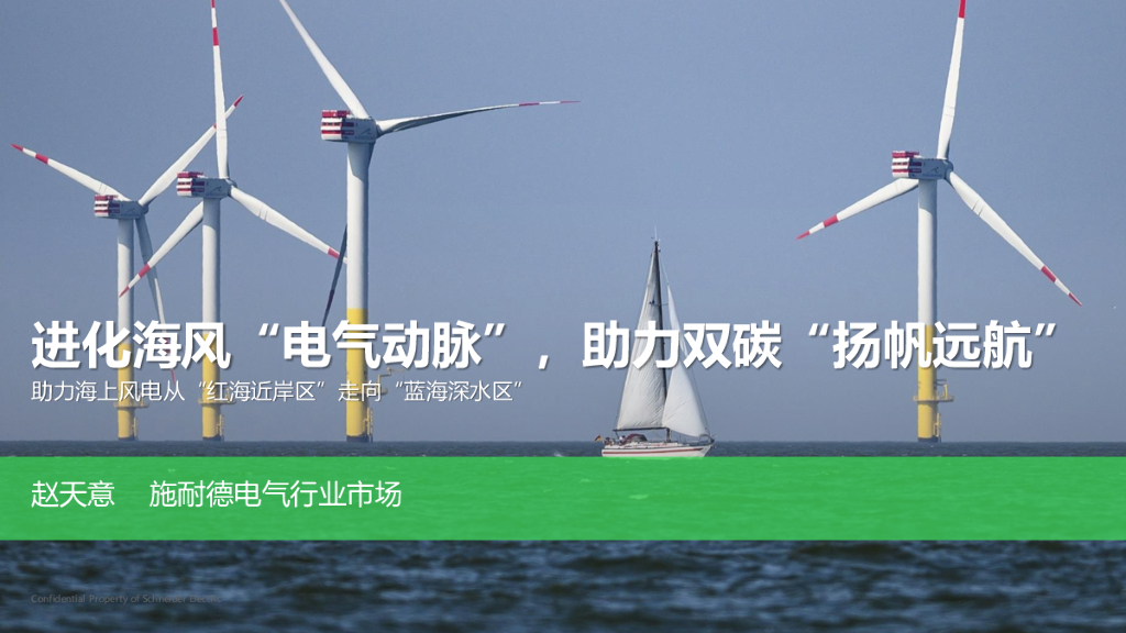施耐德电气：进化海风“电气动脉”，助力双碳“扬帆远航”