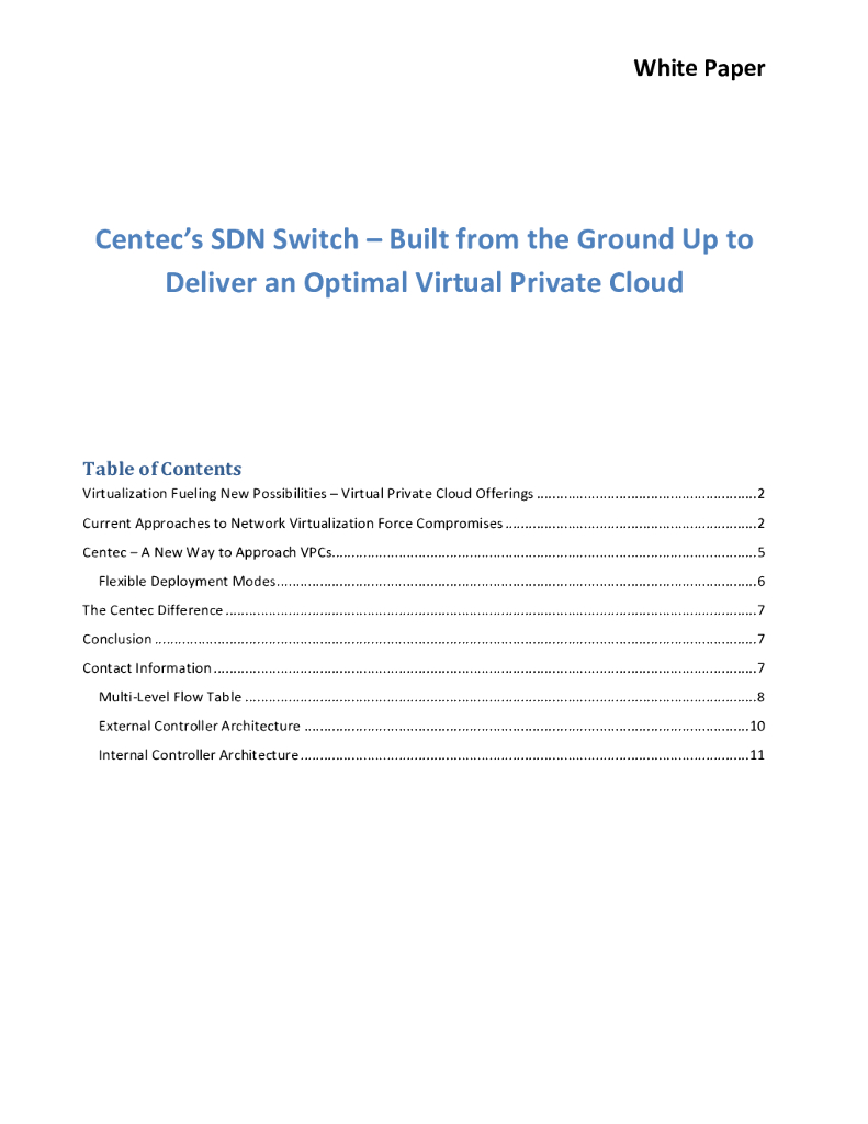 盛科SDN交换机：提供最佳私有云解决方案（英文版）