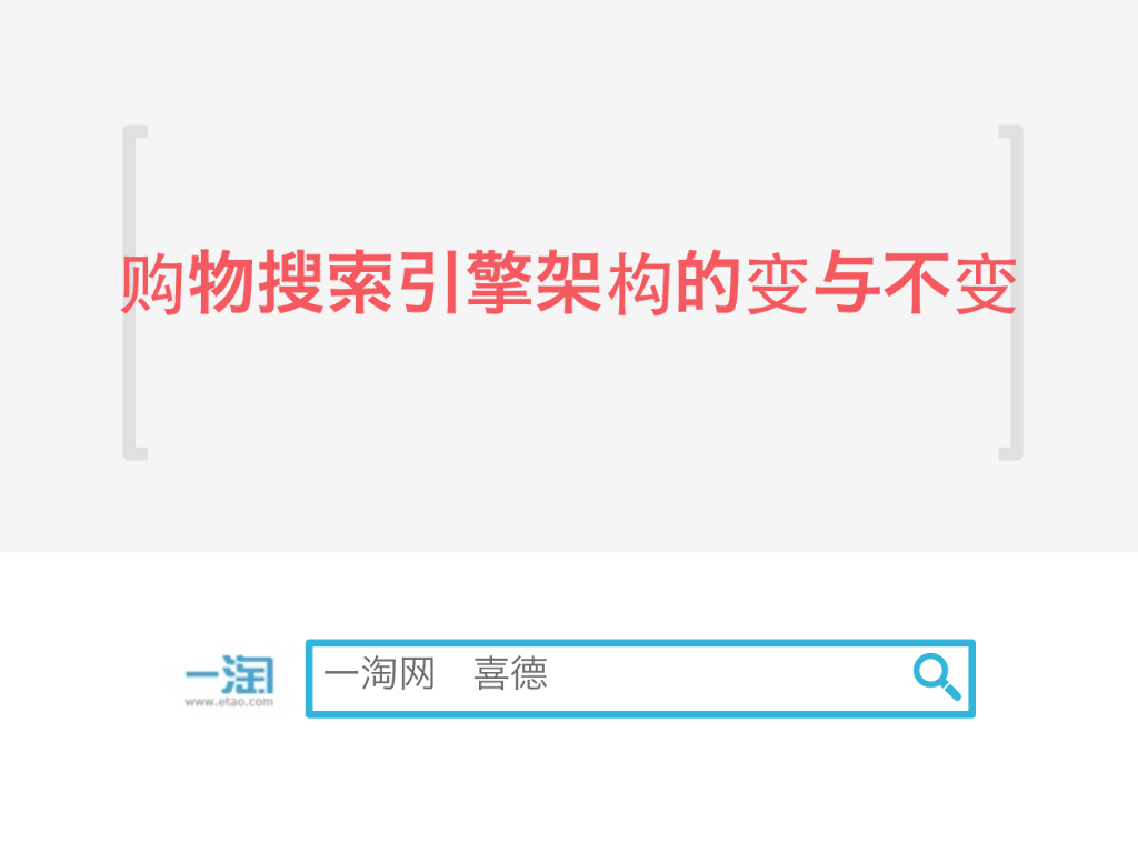 曲琳：购物搜索引擎架构的变与不变：一淘网搜索技术分享