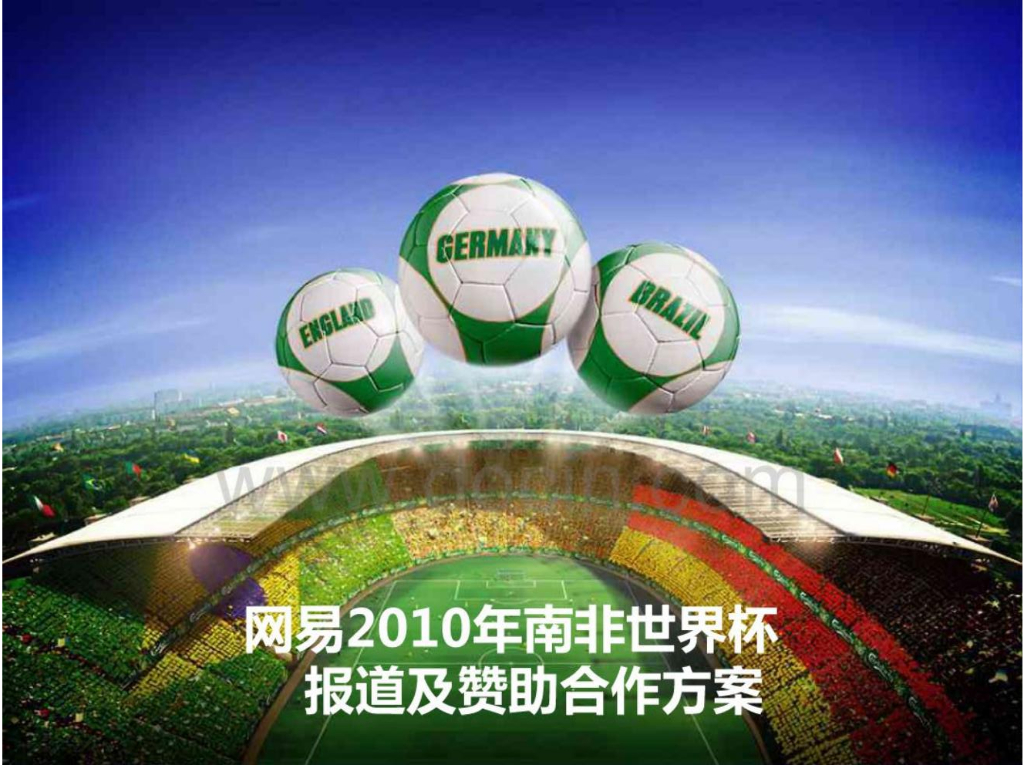 网易2010年南非世界杯报道及赞助合作方案