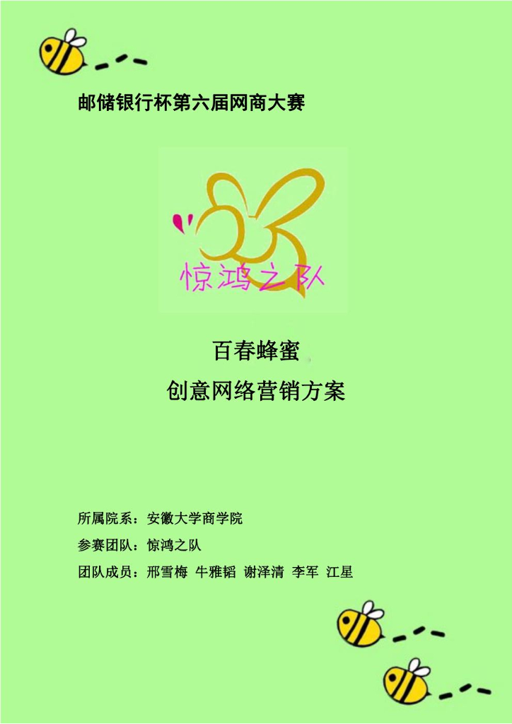 百春创意网络营销策划方案分析