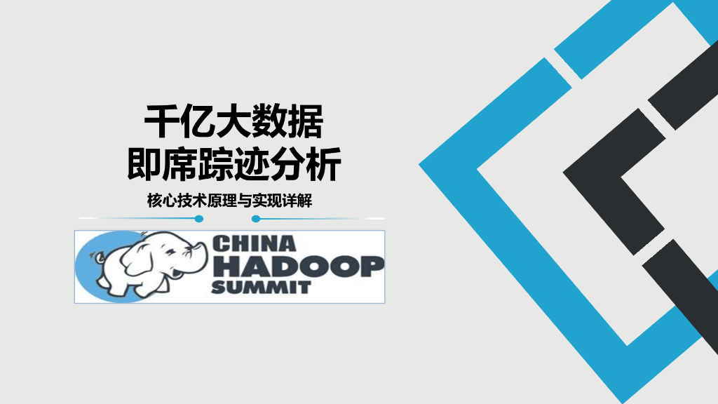 千亿大数据即席踪迹分析——核心技术原理与实现详解