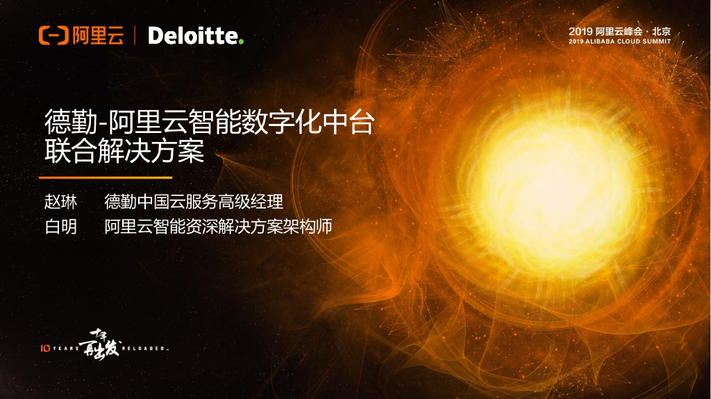 阿里云：德勤-阿里云智能数字化中台联合解决方案