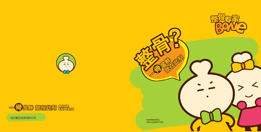 整骨专家招商画册