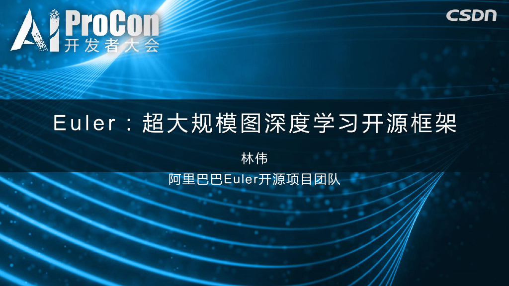 阿里妈妈：Euler：超大规模图深度学习开源框架