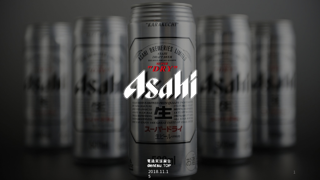 电通Asahi SD啤酒品牌传播提案方案