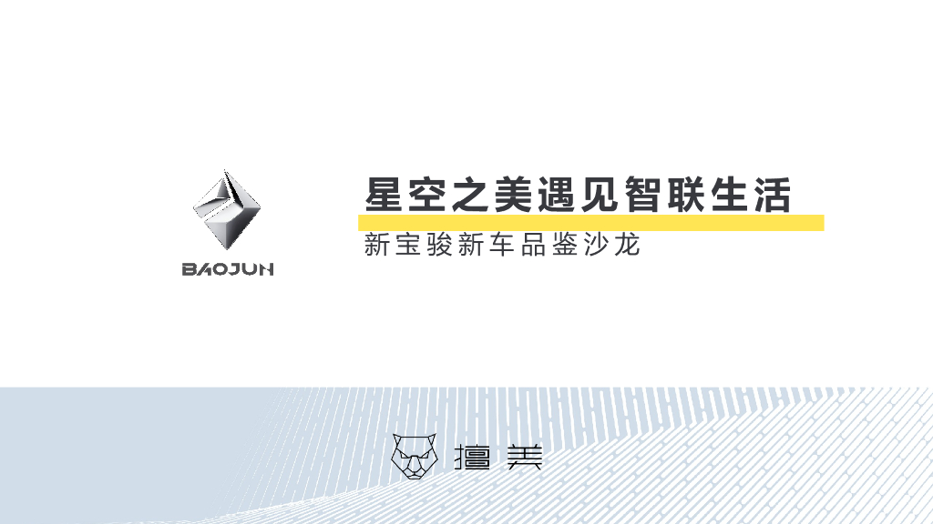 新宝骏新车品鉴沙龙方案