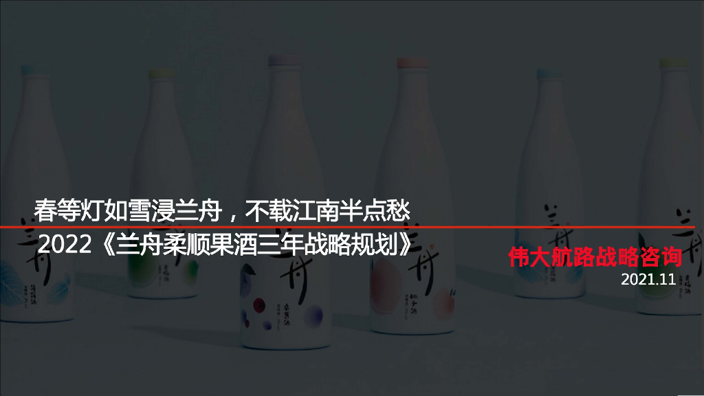 2022兰舟品牌三年战略规划