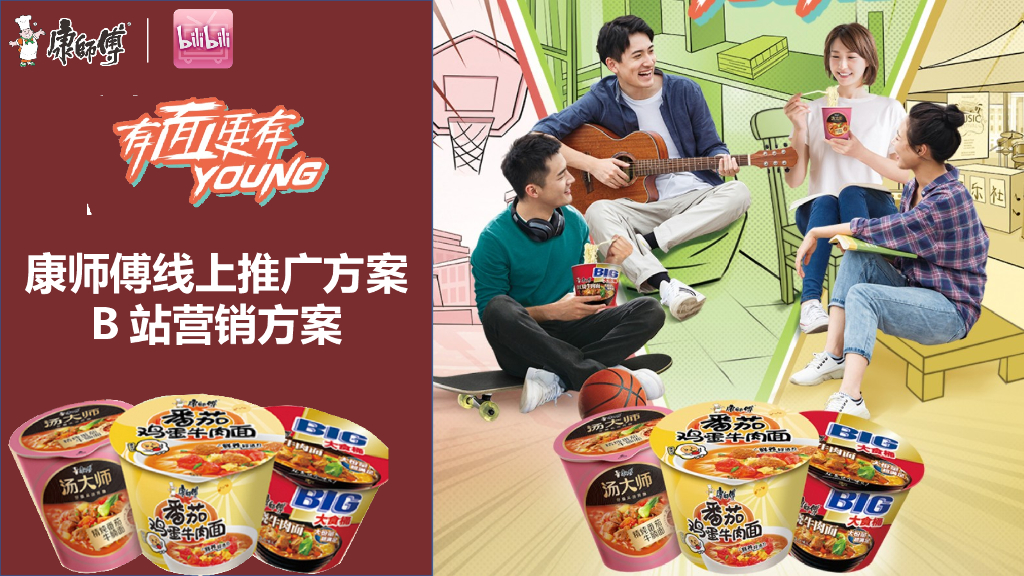 康师傅线上推广B站营销方案