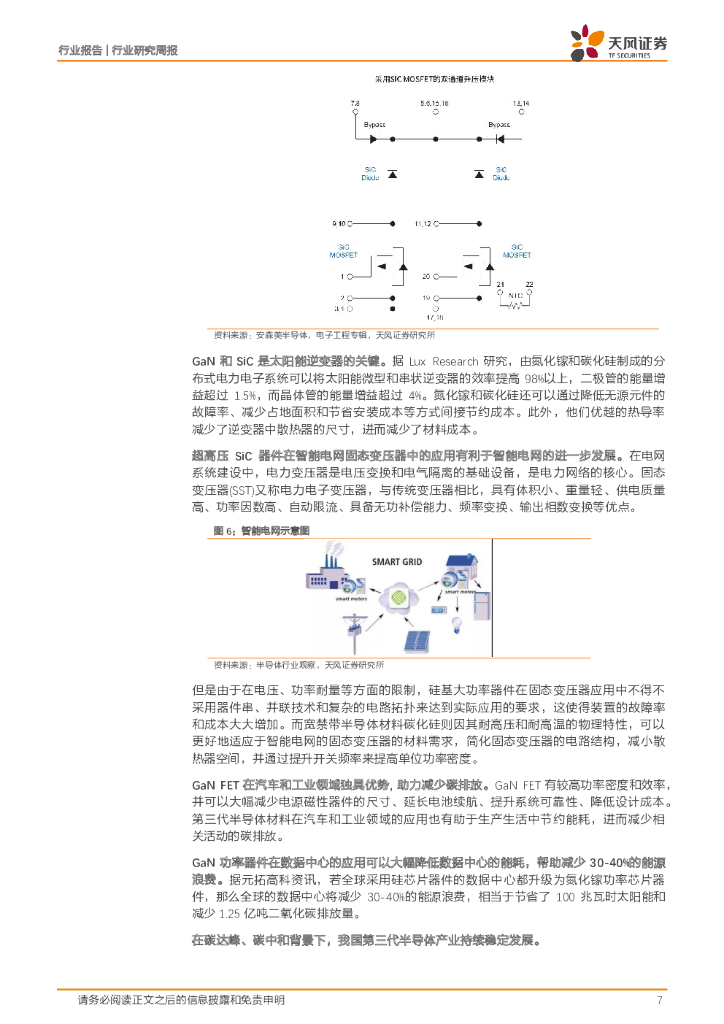 天风证券：半导体行业研究周报：半导体需求持续高企，碳中和时代引领第三代半导体发展热潮_第7页