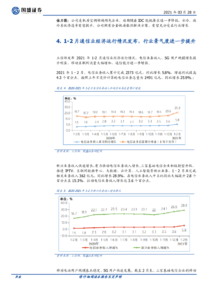 国盛证券：通信行业周报：通信行业有哪些碳中和标的？_第6页